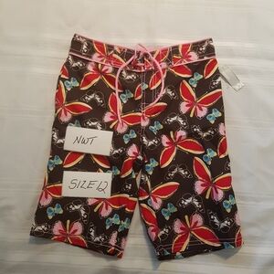 Gap girls size 12 walking shorts butterflies